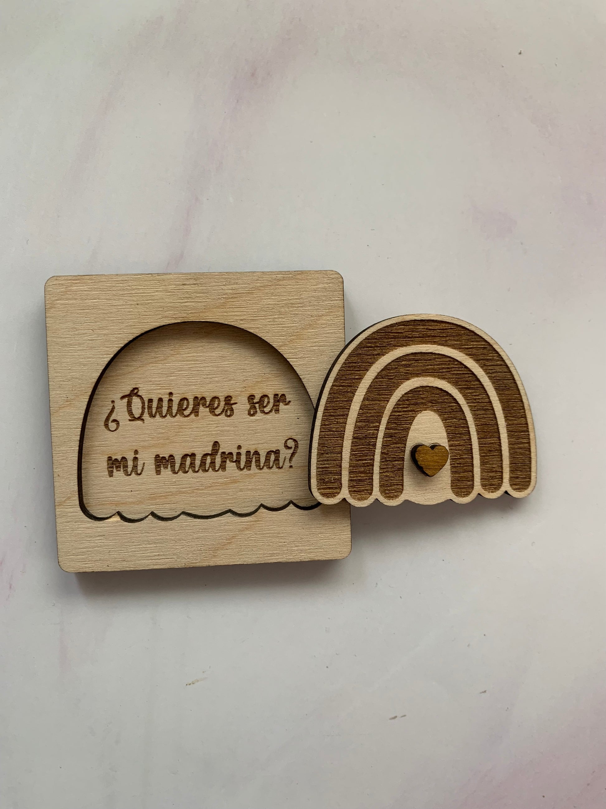 Propuesta de madera personalizada con diferentes formas