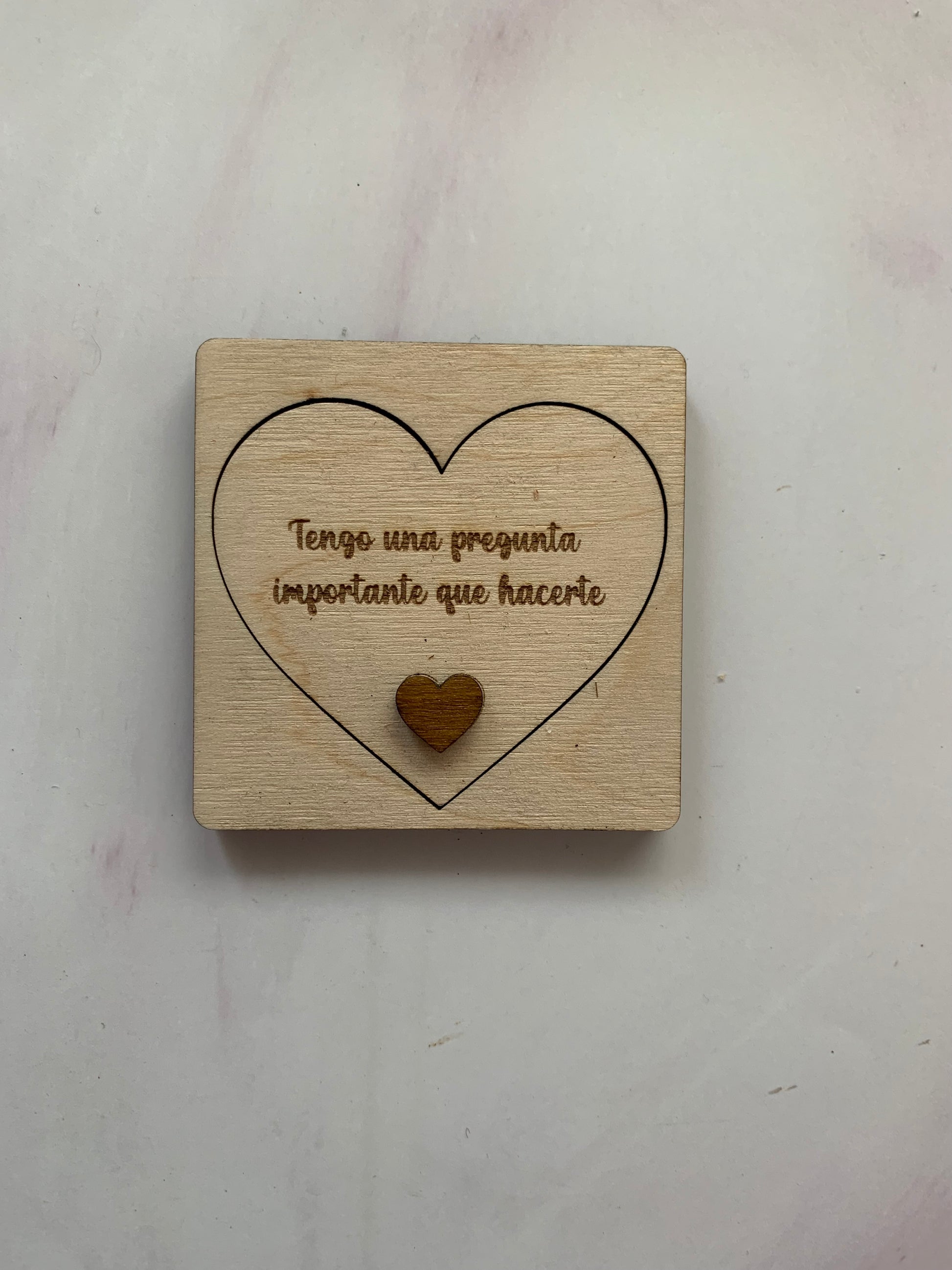 Propuesta de madera personalizada con diferentes formas