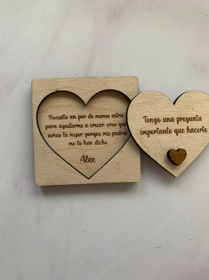 Propuesta romántica de madera artesanal en distintos estilos