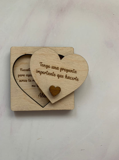 Propuesta romántica de madera artesanal en distintos estilos