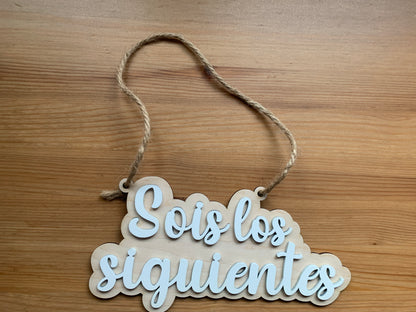 Decoración de mesa boda cartel madera personalizado